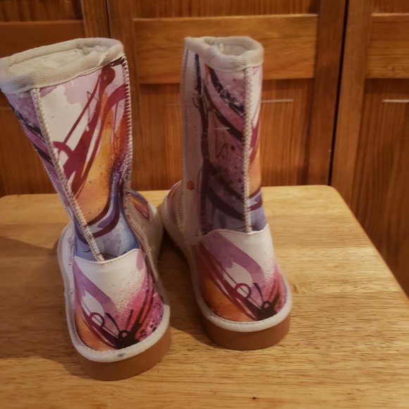 Off white butterfly boots sz 38 EUR/8 US women's - NEW - Picture 3 of 4
